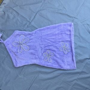 For Love And Lemons Lavender Fuzzy Halter Dress